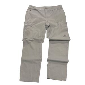 Eddie Bauer Womens First Ascent Hiking Pants Outdoor Zip Pockets Gray size 14